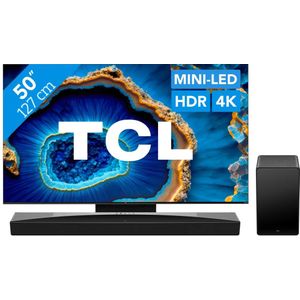 TCL QD Mini-led 50C803 (2023) + soundbar