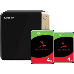 QNAP TS-464-8G + Seagate Ironwolf 8TB (2x4TB)