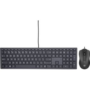 HP Pavilion Bedraad Toetsenbord 300 QWERTY + HP 100 Bedrade Muis