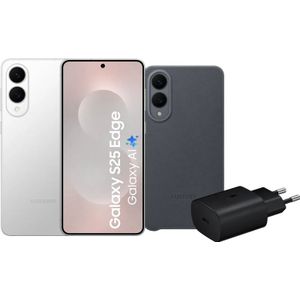 Samsung Galaxy S25 Edge 512GB Zilver 5G + Accessoirepakket
