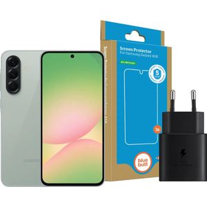 Samsung Galaxy A56 128GB Groen 5G + Basis Accessoirepakket