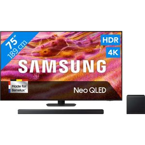Samsung 75" Neo QLED QN90F 4K (2025) + Samsung HW-QS700F (2025)