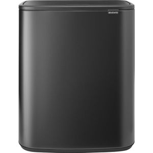 Brabantia Bo Touch Bin Prullenbak - 60 liter - Confident Grey