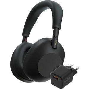 Sony WH-1000XM6 Zwart + BlueBuilt Quick Charge Oplader