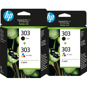 HP 303 4-Kleuren Pack (2 stuks)