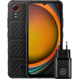 Samsung Galaxy Xcover 7 128GB Zwart 5G Enterprise Edition + Samsung Oplader 25W Zwart