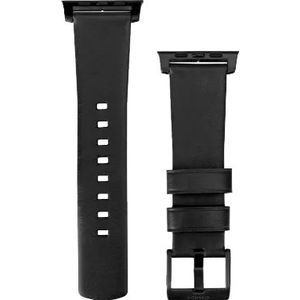 Nomad Apple Watch 44/45/46/49 mm Leren Bandje Zwart