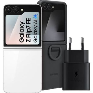 Samsung Galaxy Z Flip 7 FE 128GB Wit 5G + Accessoirepakket