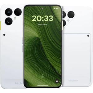 Fairphone 6 256GB Wit 5G + Fairphone 6 Protective Back Cover Wit