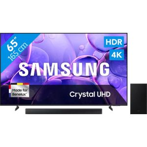 Samsung 65" Crystal UHD U8070F (2025) + Samsung HW-B66CF Zwart