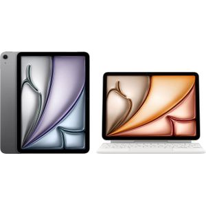 Apple iPad Air (2025) 11 inch 128GB Wifi Space Gray + Apple Magic Keyboard QWERTY Wit