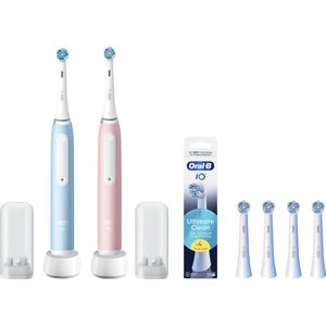 Oral-B iO 3 Duo Pack Blauw en Roze Value Pack