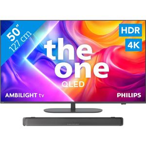 Philips Ambilight 50'' PUS9000 QLED 4K (2025) + Philips TAB5109