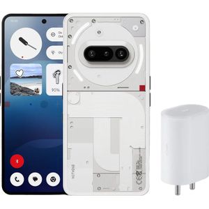 Nothing Phone (3a) 256GB Wit 5G + Nothing Power Delivery Oplader 45W Wit