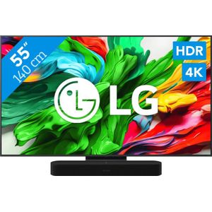LG 55" QNED86 EVO 4K (2025) + Sonos Beam Gen2 Zwart