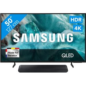 Samsung 50" QLED 4K Q7F4 (2025) + Samsung HW-S60D Zwart (2024)