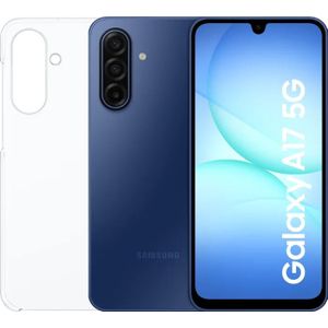 Samsung Galaxy A17 128GB Blauw 5G + Samsung Back Cover Transparant