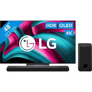 LG - OLED EVO C54 - 4K Televisie - 48 inch - Inclusief LG DS77TY Soundbar
