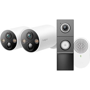 TP-Link Tapo C425 2-pack + D235 Smart Battery & Wired Doorbell