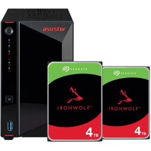 ASUSTOR AS5402T + Seagate Ironwolf 8TB (2x4TB)