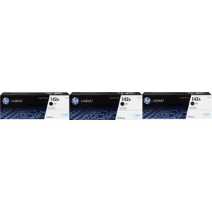 HP - 142A - Toner - Zwart - Triple Pack - Totale opbrengst 2850 pagina's