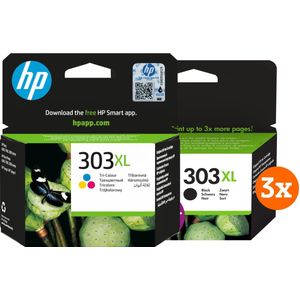 HP 303XL Cartridge Combo Pack (3 stuks)