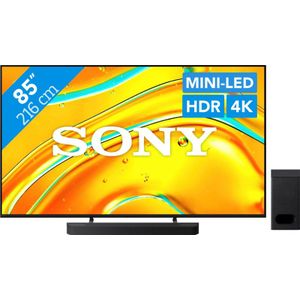 Sony Bravia 5 85" XR Mini-led (2025) + Sony Bravia Theatre Bar 6 Zwart