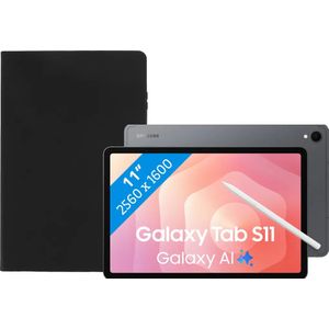 Samsung Galaxy Tab S11 11 inch 128GB Wifi Grijs + Book Case Zwart