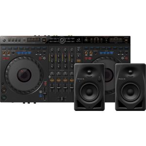 AlphaTheta DDJ-GRV6 + Pioneer DJ DM-40D-BT Zwart