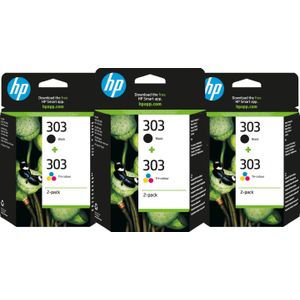 HP 303 4-Kleuren Pack (3 stuks)