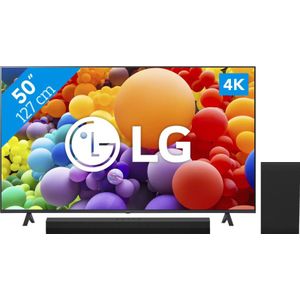 LG 50UR78006LB - LED-tv - 50 inch - 4K UHD - Inclusief Soundbar