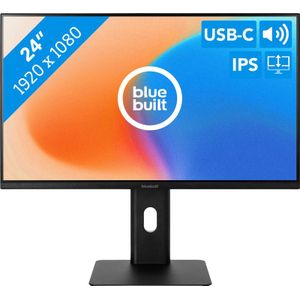 BlueBuilt 24 inch Full HD Monitor met USB C