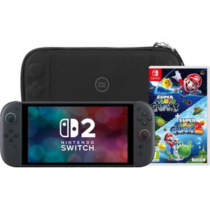 Nintendo Switch 2 + Super Mario Galaxy 1+2 + BlueBuilt Beschermhoes