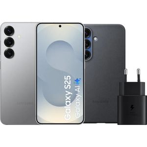 Samsung Galaxy S25 256GB Zilver 5G + Accessoirepakket
