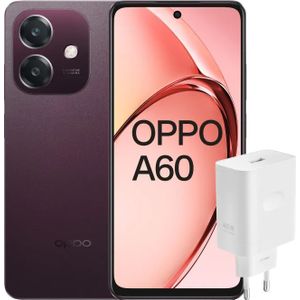 OPPO A60 128GB Paars 5G + OPPO SuperVOOC Oplader 45W