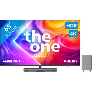 Philips Ambilight 65'' PUS9000 QLED 4K (2025) + Philips TAB6100