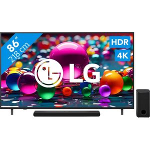 LG 86" 4K Smart UA75 + LG DS77TY