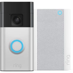 Ring Battery Video Doorbell Nikkel + Chime Pro