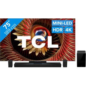 TCL 75" QD Mini-led C81K 4K (2025) + TCL Q85H PRO