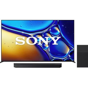Sony Bravia 8 II 65" QD-OLED (2025) + Sony Bravia Theatre Bar 6 Zwart