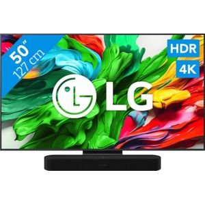 LG 50" QNED86 EVO 4K (2025) + Sonos Beam Gen2 Zwart