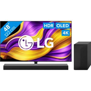 LG - OLED EVO G56 - 48 inch - 4K - Televisie met LG DS70TR - Soundbar