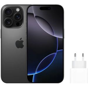 Apple iPhone 16 Pro 256GB Black Titanium + Apple Snellader