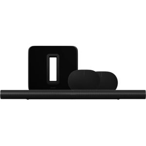 Sonos Arc Ultra - Home Cinema Set - Zwart - Inclusief Soundbar en Subwoofer