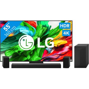 LG 55" QNED86 EVO 4K (2025) + LG DS60TR