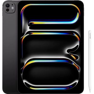 Apple - iPad Pro (2024) - 11 inch - 2 TB - Wifi + 5G - Zwart