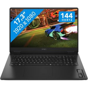 HP OMEN 17-db1960nd - Gaming Laptop - 17,3 inch - NVIDIA GeForce RTX 5060 - 16GB DDR5