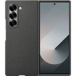 Samsung Galaxy Z Fold 6 Back Cover Kunstleer Grijs