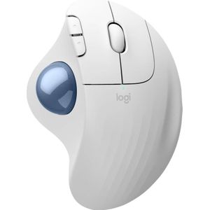 Logitech Ergo M575S - Draadloze Muis - Ergonomisch - Bluetooth - Pale Grey