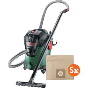 Bosch AdvancedVac 20 + Bosch Filterzakken voor AdvancedVac 20 (5x)